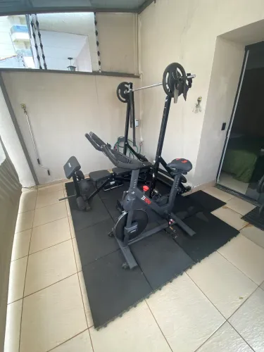 Equipamentos de academia completa em casa