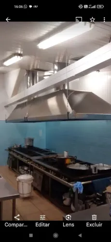 Fabricação e limpeza de Coifas Industrial