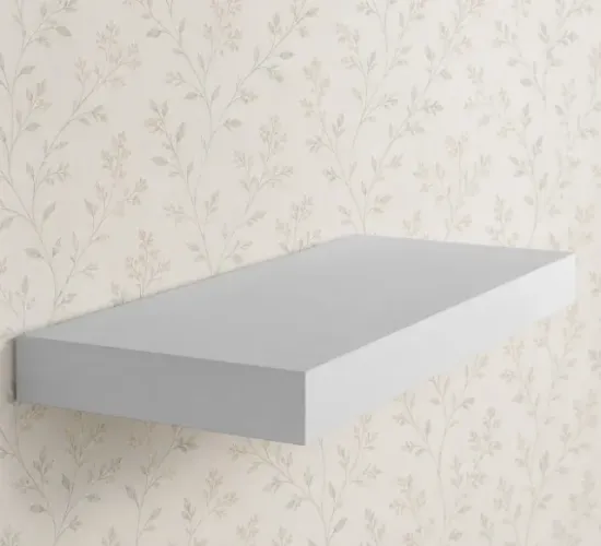 Prateleira com suporte invisível - Semi nova e resistente - Linda