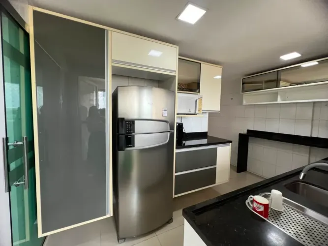 MUNDI RISORT, MOBILIADO, 3 QTOS, 106m2, VARANDA C/ CHURRASQUEIRA