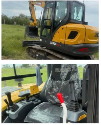 Mini Escavadeira XCMG 2025 XE60G Zero Horas 