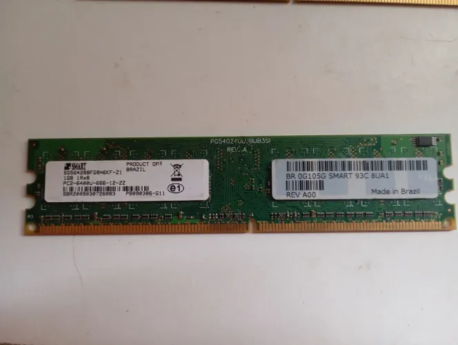 Memória ram DDR2 1gb 666mhz