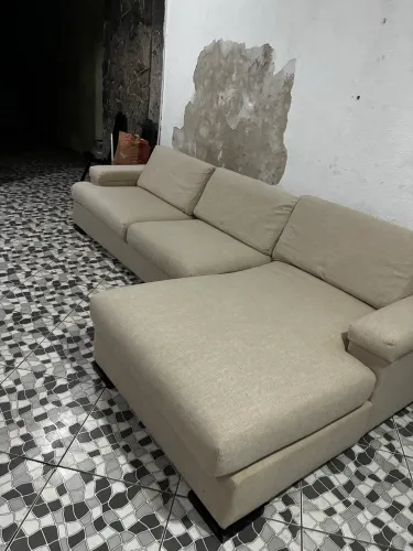 Sofá de linho fino Luxo 3 metros