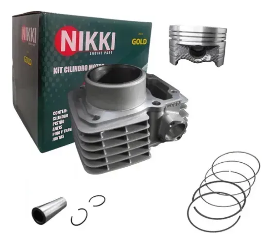 Kit Cilindro Motor Honda Titan Fan Bros 160 2015 Até 2025 