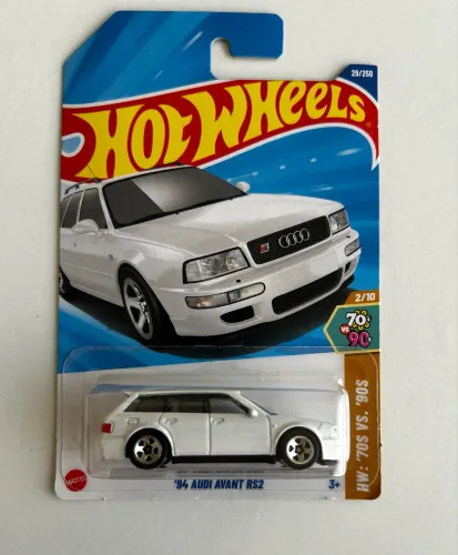 Hot Wheels 94 Audi Avant RS2 Branco