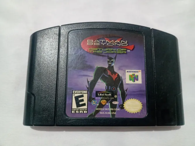 Jogo Batman Beyond com Caixa e manual tudo original. Nintendo 64