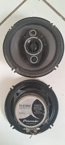 Caixa de som automotivo coaxial Pioneer TS-A1684S portas ou tampa traseira 