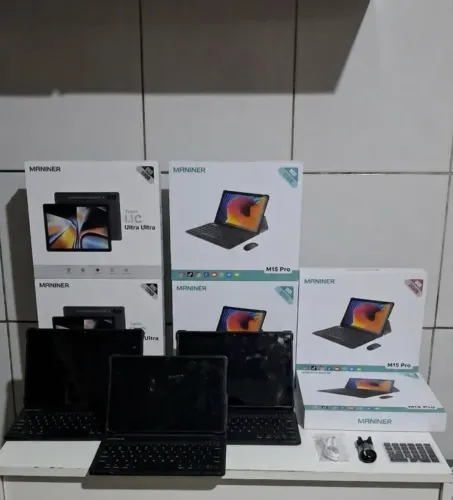 Tablet Maniner 128GB + 8GB RAM | Completo com Teclado, Capa e Caneta Stylus