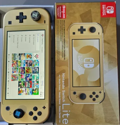 Nintendo Switch Lite Hyrule Edition-Desbloqueado