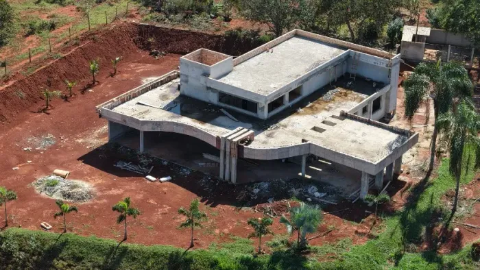 Casa de campo moderna, Rio manso