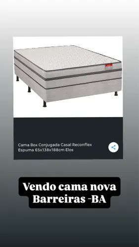 Vendo cama nova
