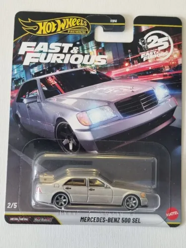 Hot Wheels Premium Mercedes Benz 500 SEL AMG - Velozes e Furiosos Fast and Furious