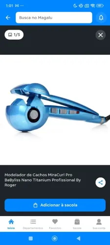 Babyliss modelador de cachos