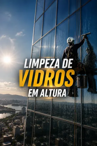 Limpeza de Vidros em Altura | Residencial e Predial