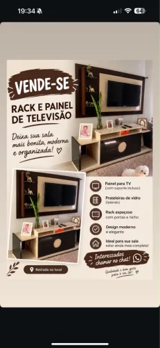 Rack e painel