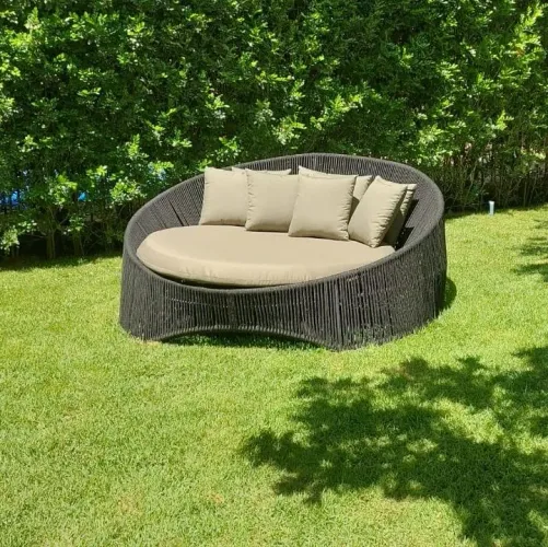 Chaise em corda náutica