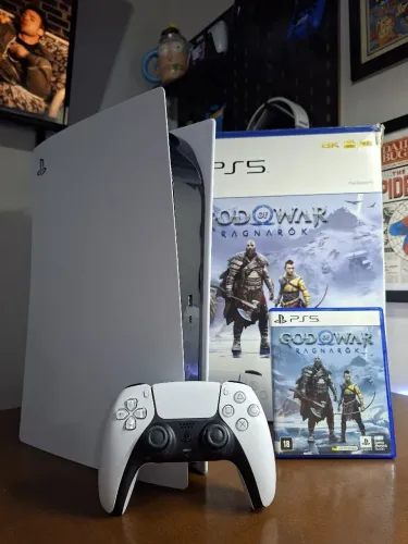 PlayStation 5 Fat Física + God Of War Ragnarök + Caixa | Completo