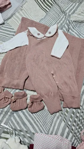 Saida maternidade com vestido - 8 peças