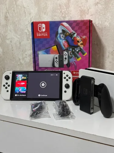 Nintendo Switch OLED zerado