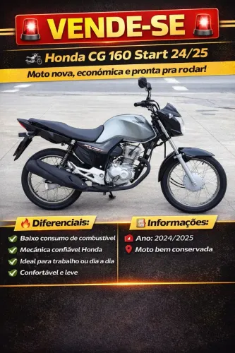HONDA START PARTIDA ELÉTRICA, ótimo custo benefício