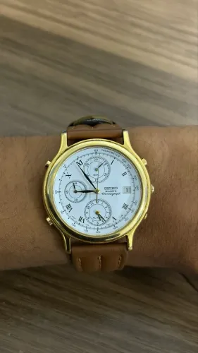 Relógio Seiko 7T32 Cronógrafo Vintage