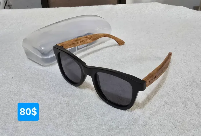 Óculos da Voboom bambu polarizado original 