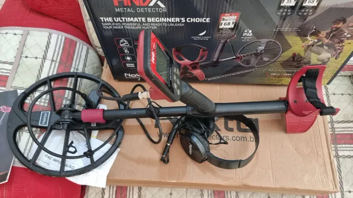 Detector de metais Nokta findx pro á prova 28Cm