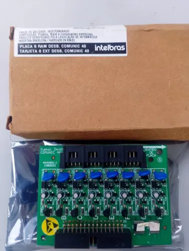 1 Placa Ramal Comunic 48 - desb. usada no estado