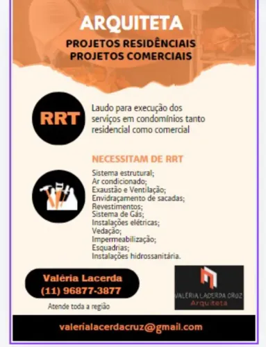 Rrt Laudo reforma apartamento 