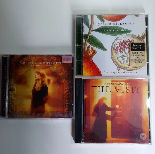 Lote 3 CDs Loreena McKennitt - 2 Importados 1 Nacional - Ótimo Estado