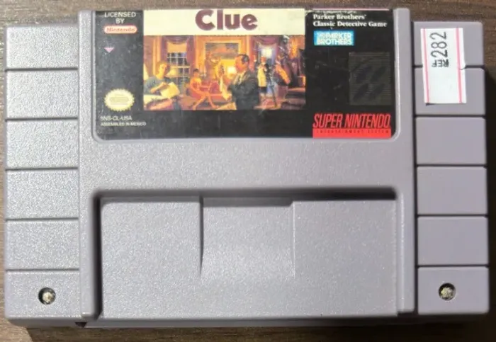 Clue Original SNES Super Nintendo Ref.282