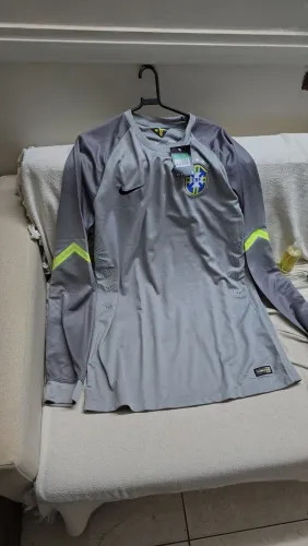 Camisa Nike Seleção Brasileira Treino Manga Longa (2014) - NOVA COM ETIQUETA - Tam XL
