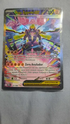 Mega Zygarde Ex ilustração Secreta Rara (120/088)
