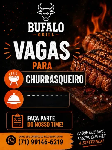 Vaga para churrasqueiro 