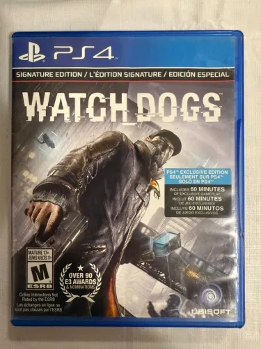 Jogo Watch Dogs Signature Edition PS4 Original - Importado - Como Novo