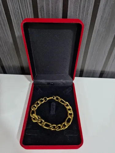 Pulseira banhada a ouro Top de Linha muito linda mesmo