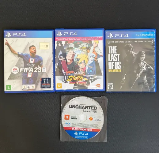 jogos de PS4 em excelente estado