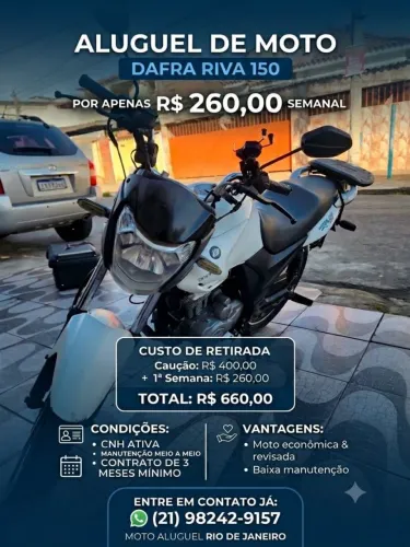 Locação de Moto