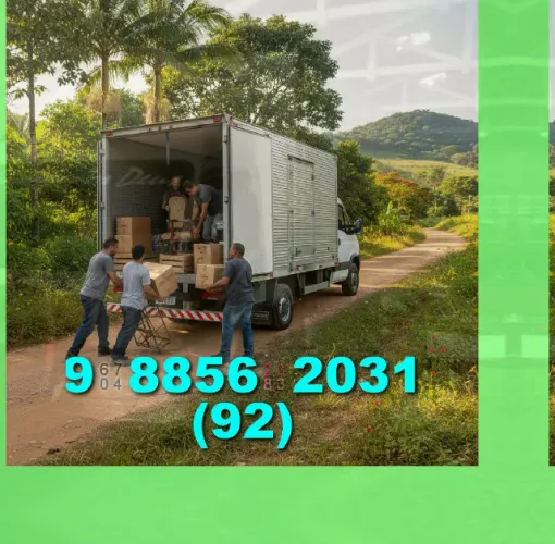 Frete Bau em Adrianópolis, Parque 10, Manaus, Ponta Negra e Centro!