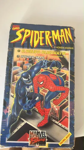 Fita vhs homem aranha+brinde