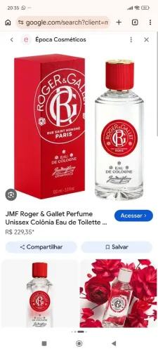 Roger e Gallet eau de cologne