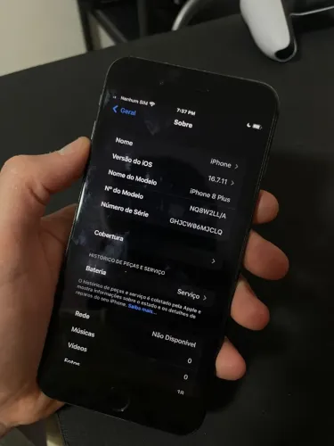 iPhone 8 Plus 256GB Preto - Preço de Desapego (Ler Descrição)