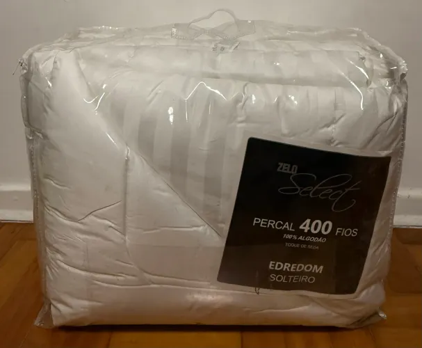 Edredom solteiro 100% algodão