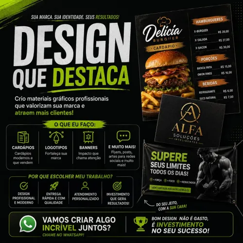 Desing gráfico de alta qualidade