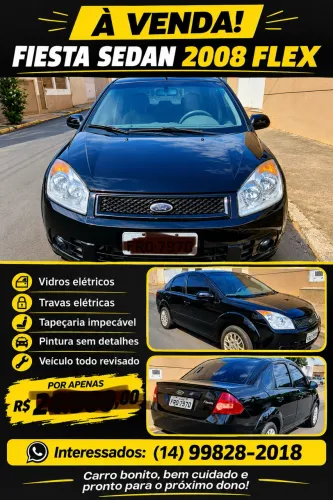Ford Fiesta Sedan 1.0 8V Flex 4P 2008