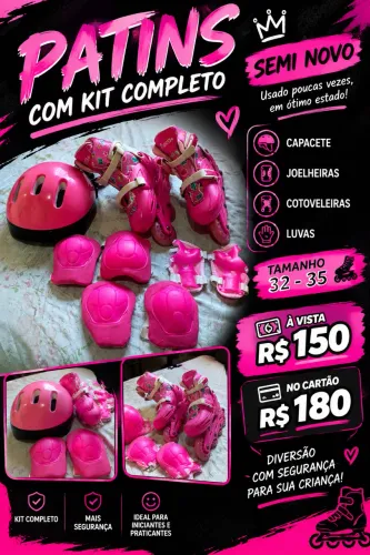 Kit de patins completo
