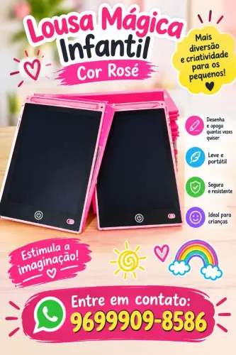 Lousa mágica infantil