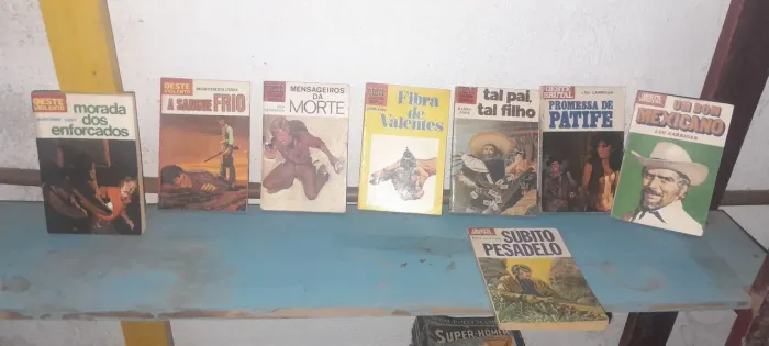 Revistas e bolsilivros antigos (diversos tipos)