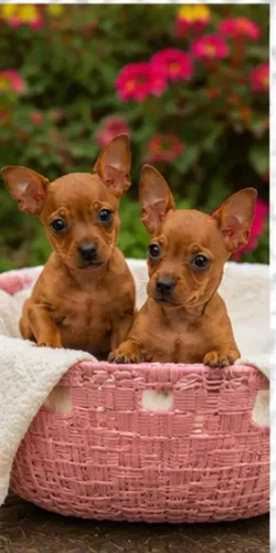 Filhotinhos Pinscher/Pincher/Pinsher/Pintier temperamento alegre e carinhoso
