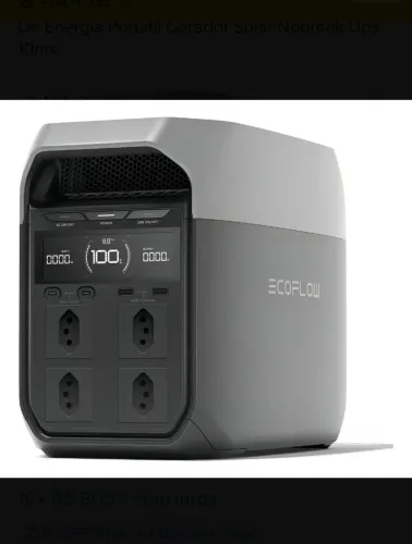 Bateria solar ( Ecoflow Delta 3)